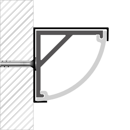 Montaggio profilo per strisce led