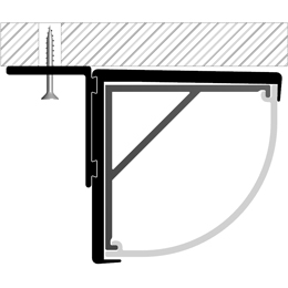 Montaggio profilo per strisce led