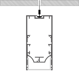 Installation Profil für LED-Streifen