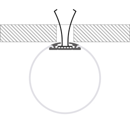 Montaggio profilo per strisce led