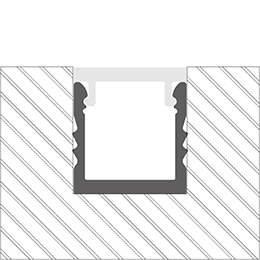 Montaggio profilo per strisce led