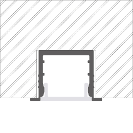 Montaggio profilo per strisce led Montaggio profilo per strisce led