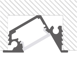 Installation Profil für LED-Streifen Installation Profil für LED-Streifen