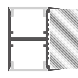 Montaggio profilo per strisce led
