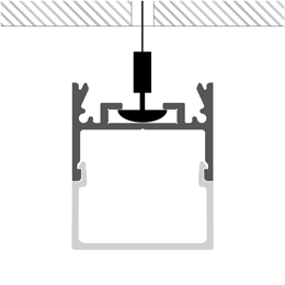 Montaggio profilo per strisce led