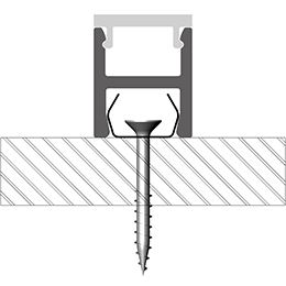 Installation Profil für LED-Streifen
