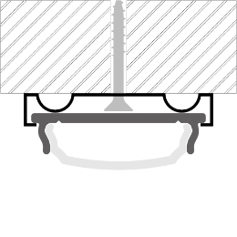 Montaggio profilo per strisce led Montaggio profilo per strisce led