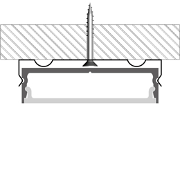 Montaggio profilo per strisce led Montaggio profilo per strisce led