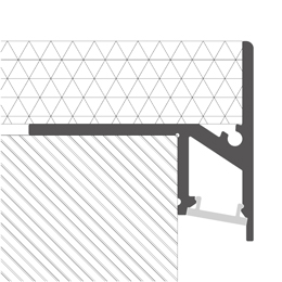 Montaggio profilo per strisce led Montaggio profilo per strisce led