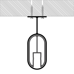 Montaggio profilo per strisce led