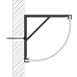 Montaggio profilo per strisce led