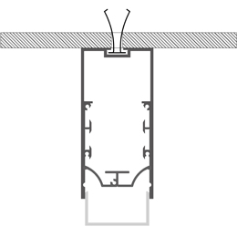 Installation Profil für LED-Streifen