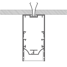 Installation Profil für LED-Streifen