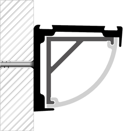 Montaggio profilo per strisce led Montaggio profilo per strisce led