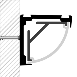 Installation led strips profile Installation led strips profile