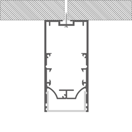 Montaggio profilo per strisce led