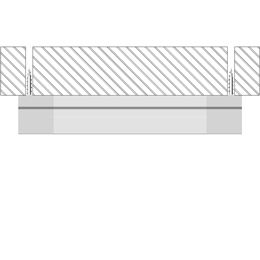 Installation led strips profile