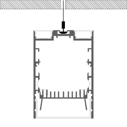 Montaggio profilo per strisce led