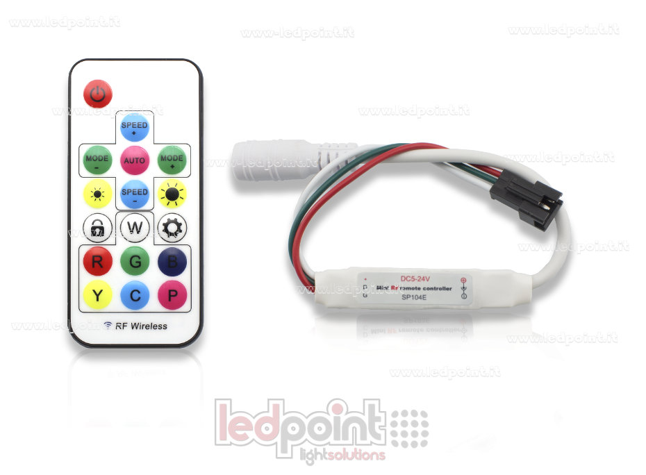 RF controller for CoRGB LED strips 14keys, 5/24V RF controller for CoRGB LED strips 14keys, 5/24V