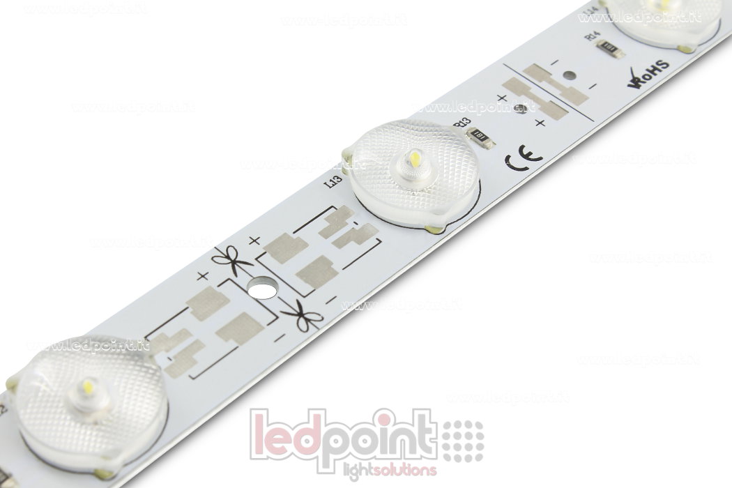 Aluminum LED bar 2835 24V IP20 5800-6250K BL1100-60-02282.15L