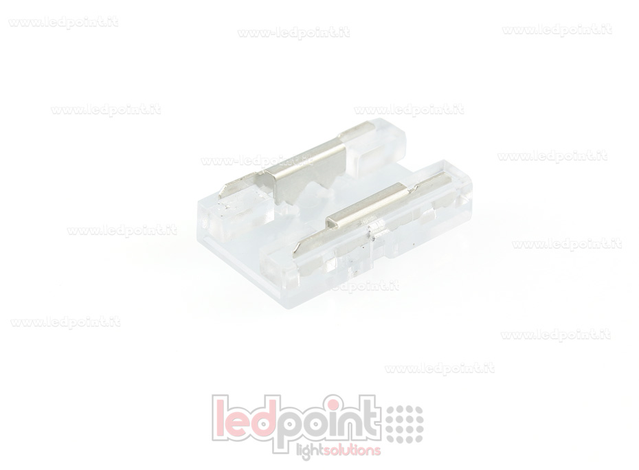 Connector to join 8mm PCB monochrome LED strips, small version Connector to join 8mm PCB monochrome LED strips, small version