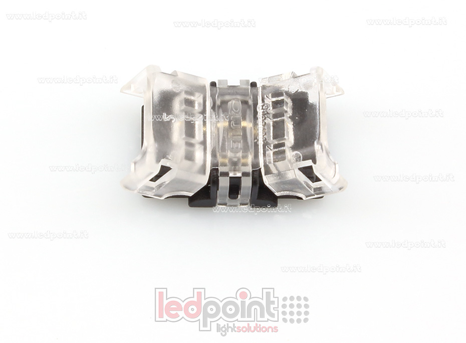 Klare Steckverbinder für Anschluss der einfarbigen LED-Streifen 2835 und 3528 (PCB 8mm)