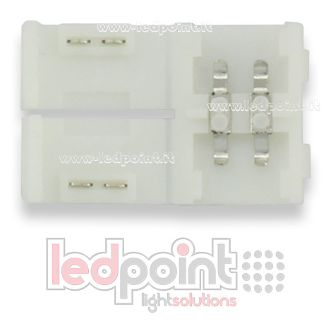 Connector to join 2835 and 3528 monochrome LED strips (8mm PCB) Connector to join 2835 and 3528 monochrome LED strips (8mm PCB)