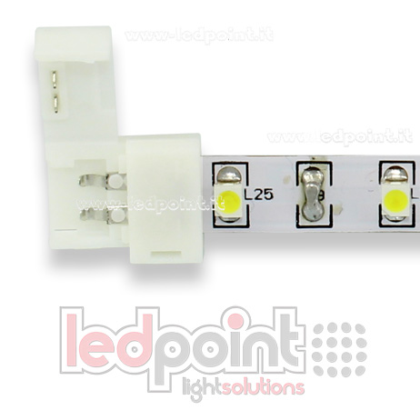Connector to join 2835 and 3528 monochrome LED strips (8mm PCB) Connector to join 2835 and 3528 monochrome LED strips (8mm PCB)