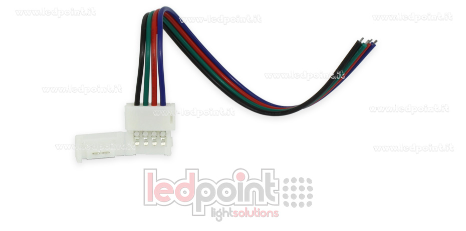 Connettore con cavo da 14 cm per strip 5050 RGB