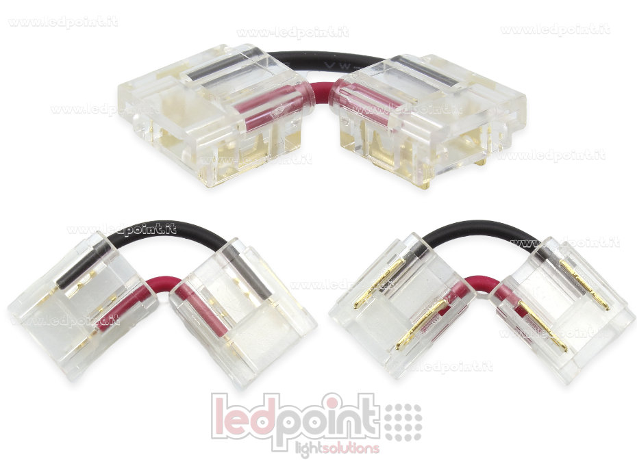 L-förmiger Verbinder zur Verbindung von 8mm PCB-Streifen und COB mit 2 Pins L-förmiger Verbinder zur Verbindung von 8mm PCB-Streifen und COB mit 2 Pins