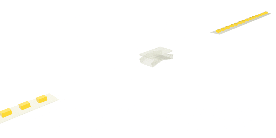 Transparent 4-pin connector for joining 10mm PCB LED strips Transparent 4-pin connector for joining 10mm PCB LED strips