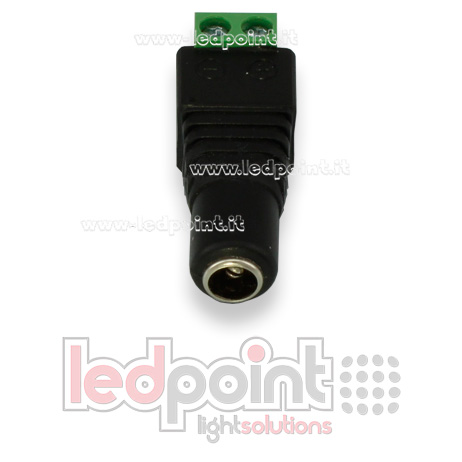 Connettore alimentazione da spina 2,5mm a connettore a vite Connettore alimentazione da spina 2,5mm a connettore a vite