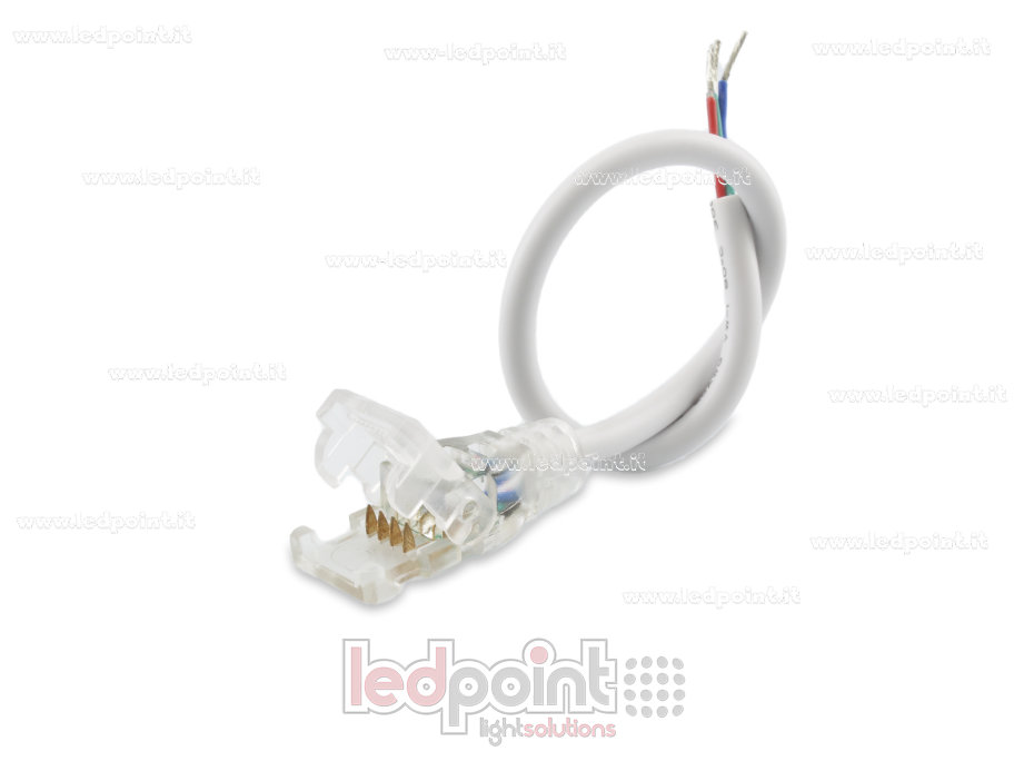 Connector with 20cm cable for 230V RGB LED strips Connector with 20cm cable for 230V RGB LED strips