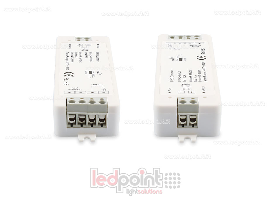 Montagesatz Fernbedienung + einfarbige Drucktastensteuerung 5/36V, 1ch*8A, RF 2.4G