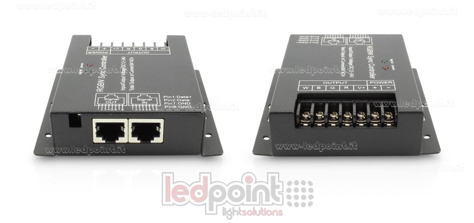 Controller RGBW, RF 433 MHz, 12/24 V, 4ch*6A CT-RGBW-242-RF4335