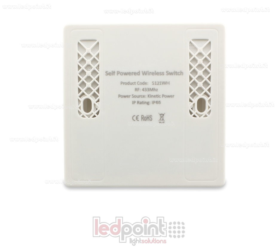 White wall remote control 86x86mm with 1 button, 433Mhz White wall remote control 86x86mm with 1 button, 433Mhz