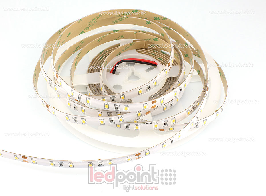 Striscia led 2835 24V IP53 3350-3550K 60led/m