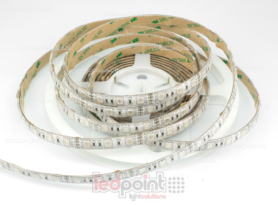 Striscia led 5050 12V IP53 RGB 60led/m D52-RGB-60521
