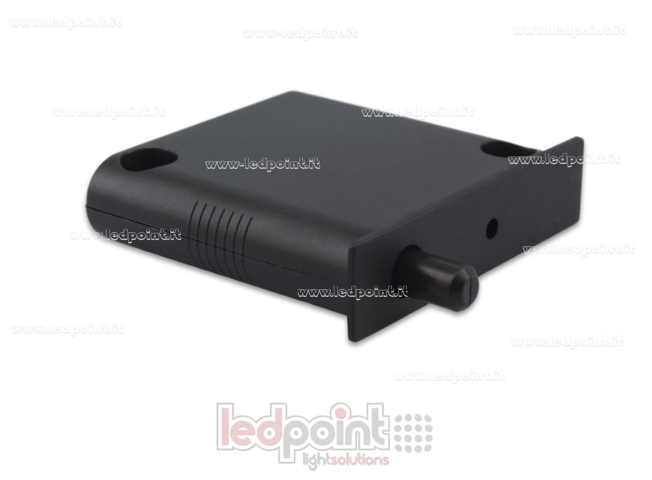 Interruttore da porta senza filo e batteria, nero, RF 433Mhz Interruttore da porta senza filo e batteria, nero, RF 433Mhz