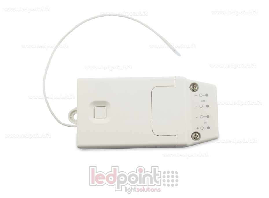 Monochromatic dimmer 12/48V, max 9A, RF 433Mhz Monochromatic dimmer 12/48V, max 9A, RF 433Mhz
