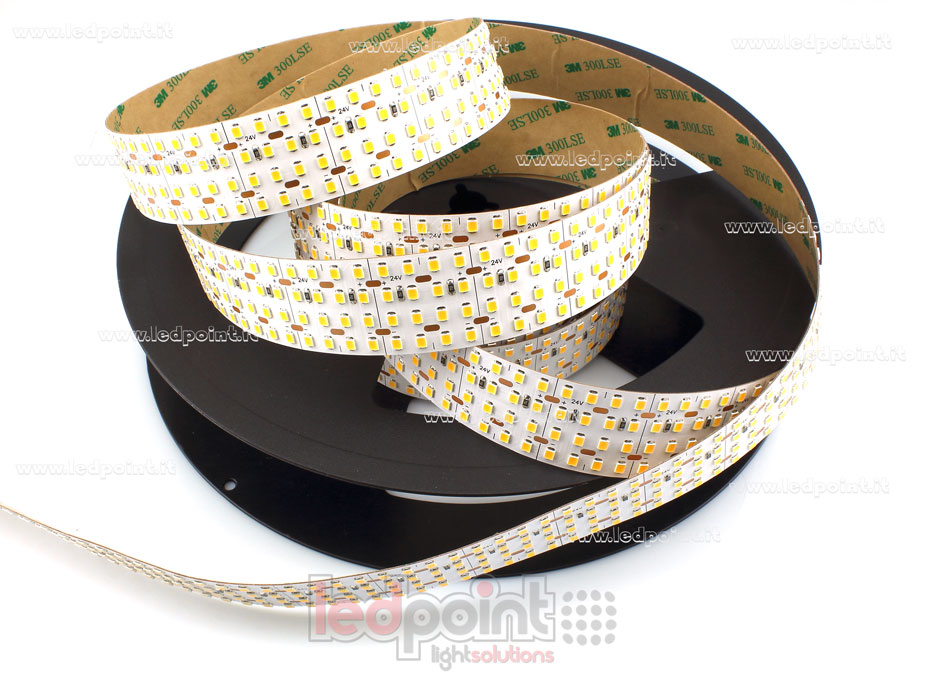 Led strip 2835 24V IP20 4000K 3step 576led/m