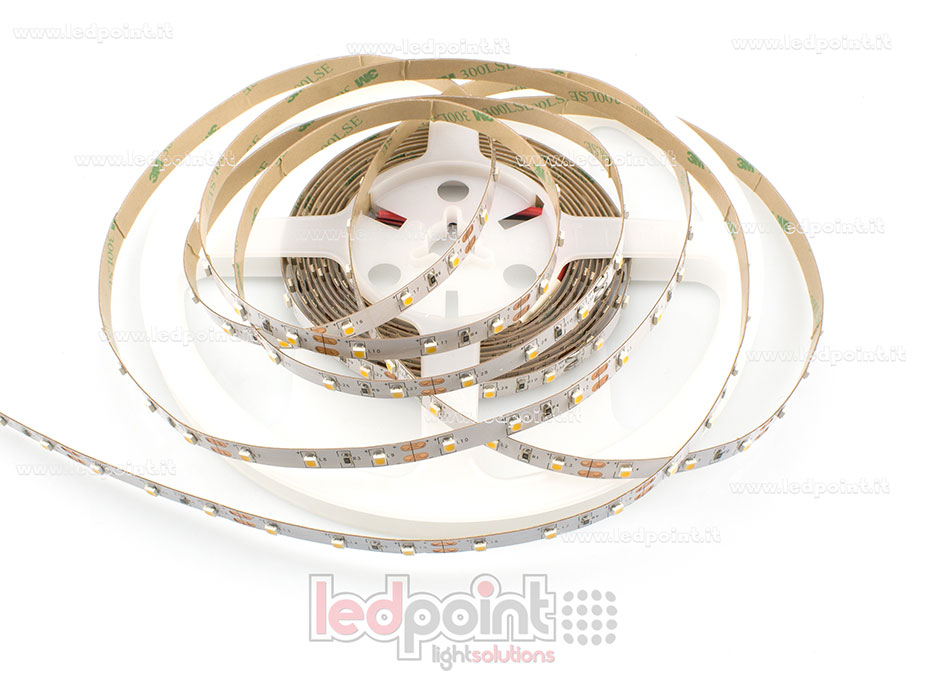 Striscia led 3528 12V IP20 2600-2800K 60led/m F52-260-060321