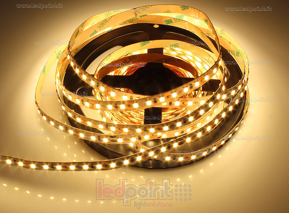 Striscia led 2835 12V IP20 2600-2800K 120led/m