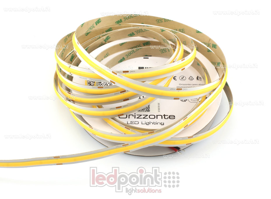 Striscia led COB 24V IP20 2700K 480led/m