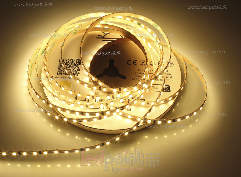 Striscia led 2835 24V IP20 2700K 3step 120led/m