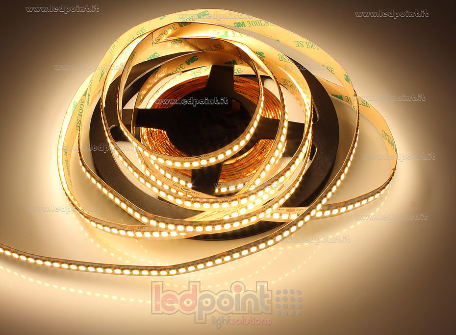 Striscia led 2835 24V IP20 2700K 3step 240led/m