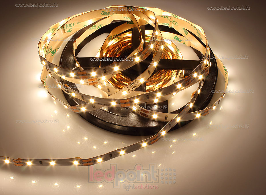 Striscia led 2835 12V IP20 2900-3100K 60led/m