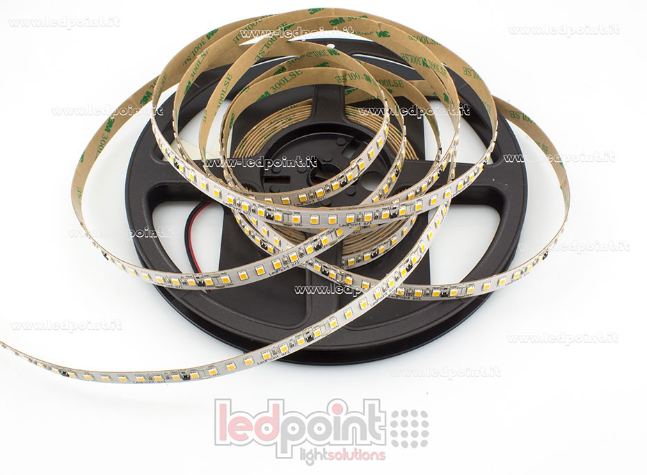 Striscia led 2835 24V IP20 2900-3000K 140led/m