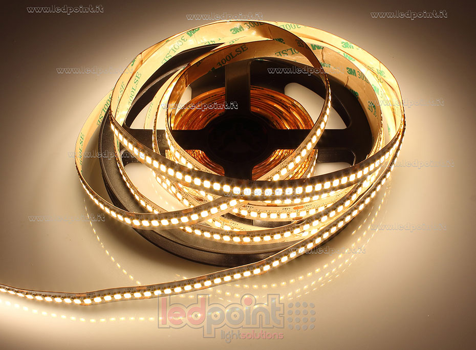 Led strip 2835 24V IP20 2900-3100K 240led/m