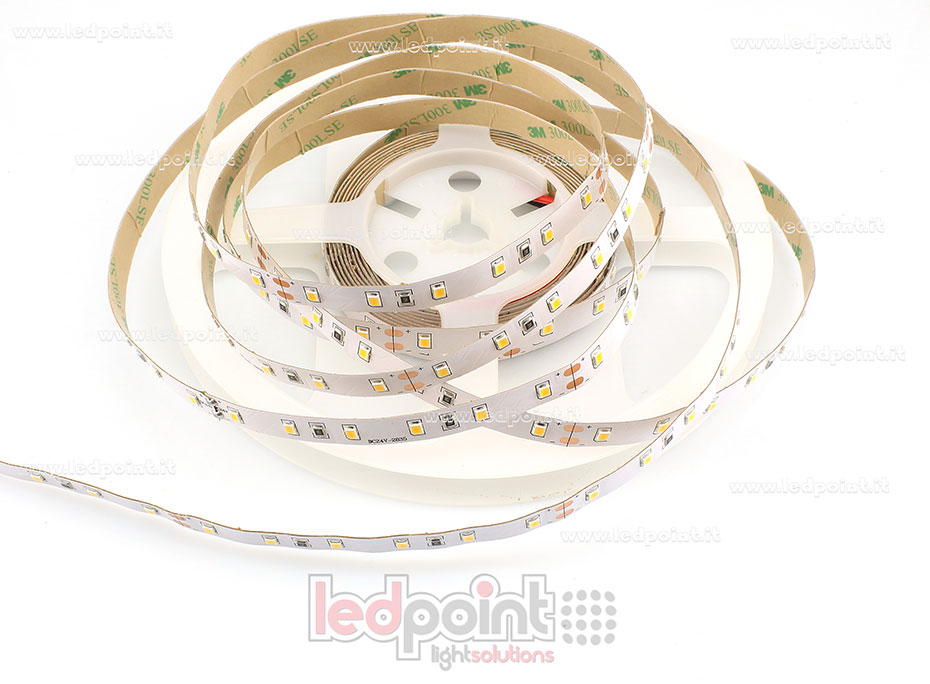 Striscia led 2835 24V IP20 2900-3000K 60led/m F52-290-60822